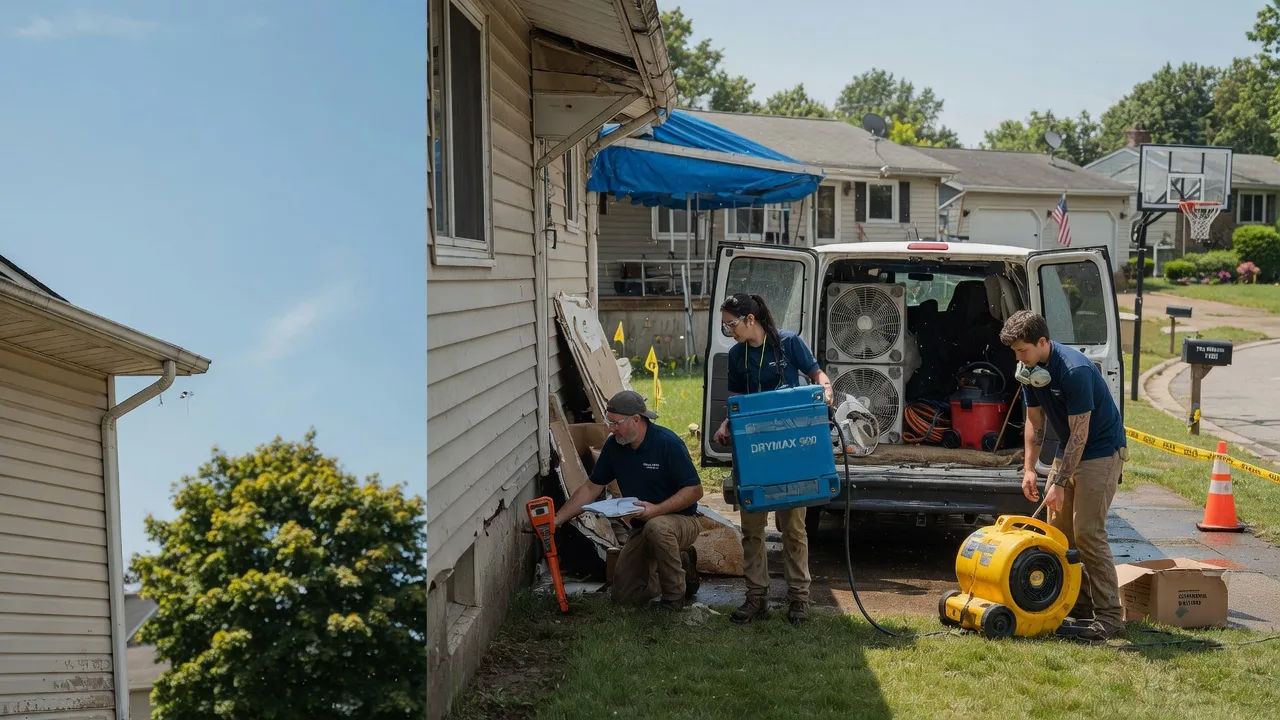 Ceiling Leak Cleanup in Castana, IA near me